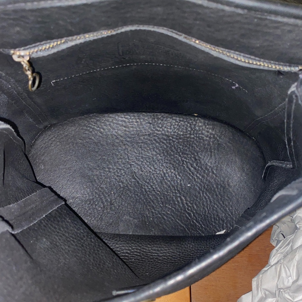 Coach Vintage 1996 Berkeley Convertible Black Suede & Leather Backpack - Picture 5 of 16
